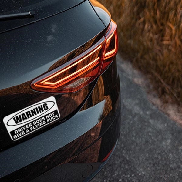 7.5" x 3.75" Custom Shape Bumper Stickers
