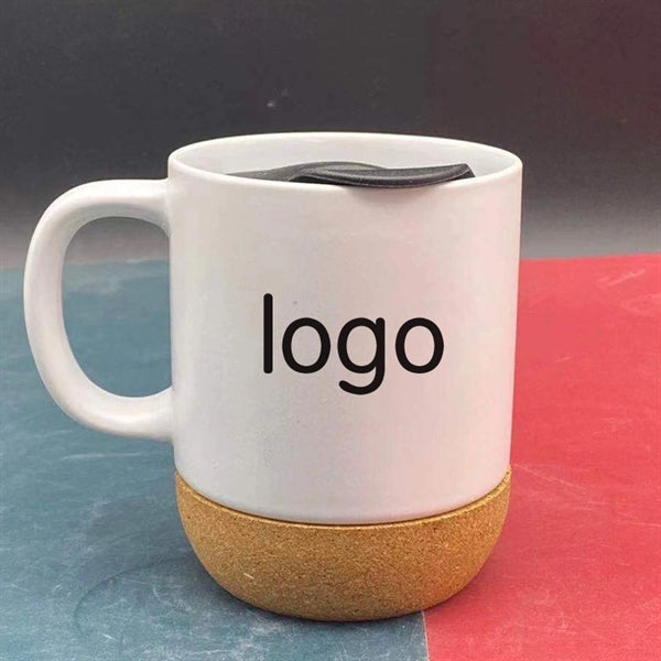 12 Oz Ceramicl Mug With Cork Base
