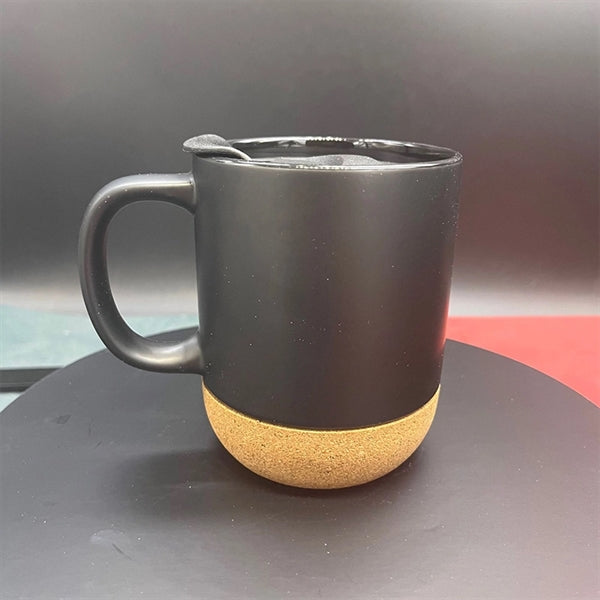 12 Oz Ceramicl Mug With Cork Base