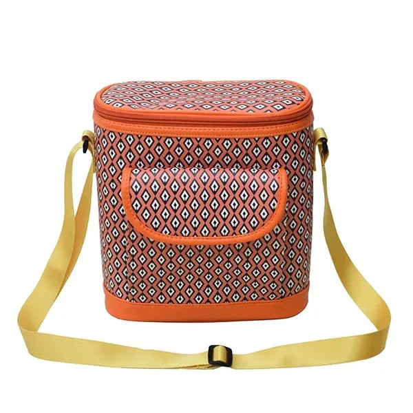 Insulated Outdoor Lunch Cooler Tote Strap Bag
