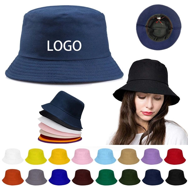Cotton Outdoor Fisherman Bucket Sun Hat
