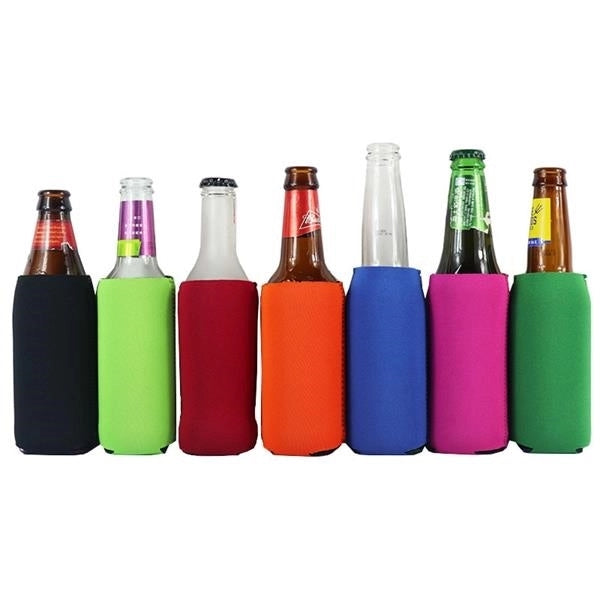 Neoprene Beverage Sleeves Collapsible Can Cooler Holder