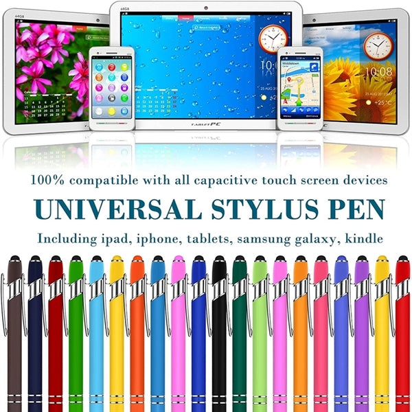 2 in 1 Touch-Screen Metal Stylus Ballpoint Pen