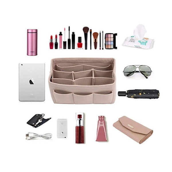 Felt Comestic Organizer for Ladies Makeup Bag