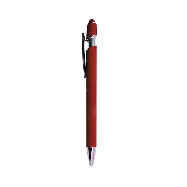 Rubberized Stylus Ballpoint Pen