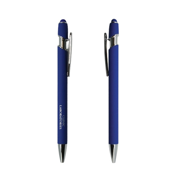 Rubberized Stylus Ballpoint Pen