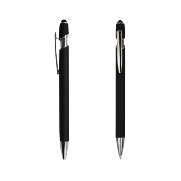 Rubberized Stylus Ballpoint Pen