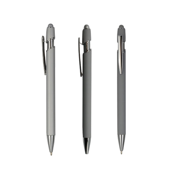 Rubberized Stylus Ballpoint Pen