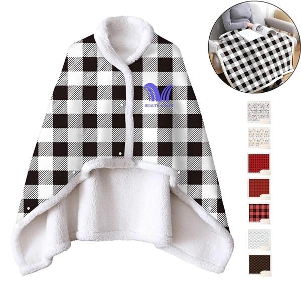 Full Color Sherpa Wearable Blanket