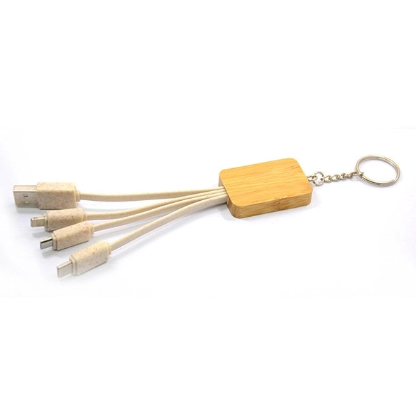 Bamboo 3 in 1 Multi Charging Cord