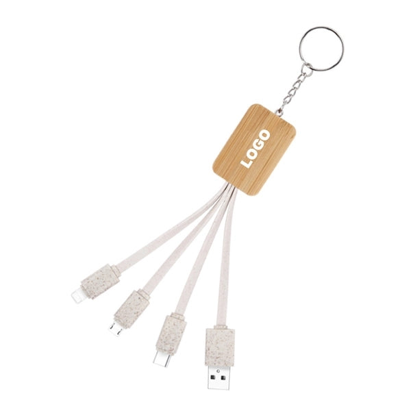 Bamboo 3 in 1 Multi Charging Cord