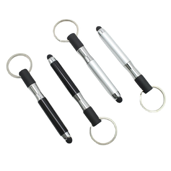 Multifunction Mini Stylus Pen with Loop Keychain