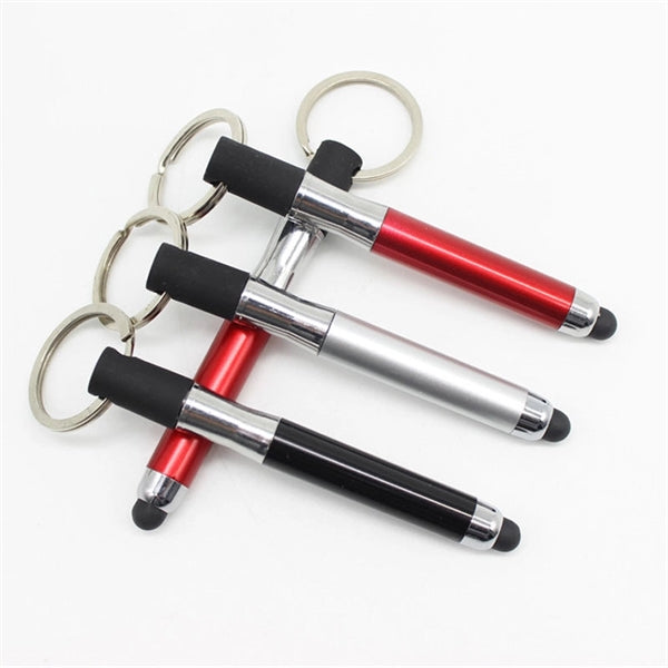 Multifunction Mini Stylus Pen with Loop Keychain