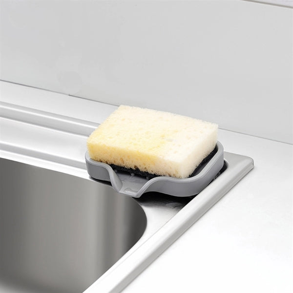 Silicone Kitchen Bathroom Sponge Holder Sink Tray