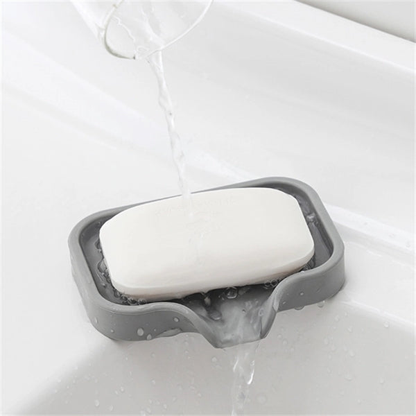 Silicone Kitchen Bathroom Sponge Holder Sink Tray