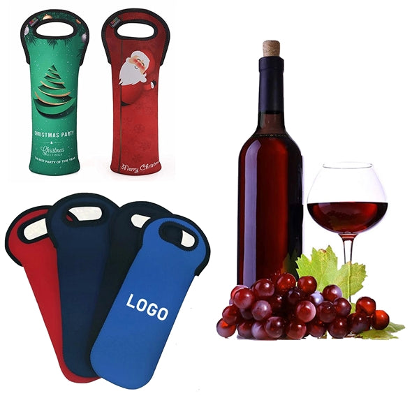 Printed Single Wine Tote Coolers