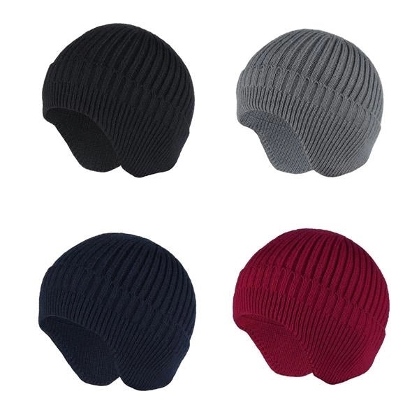 Unisex Winter Keep Warm Knitted Beanie Earflap Hat