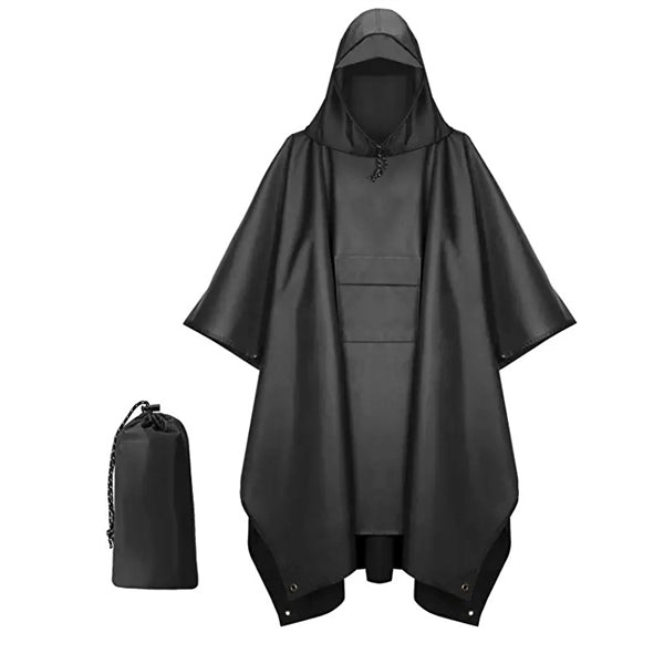 3 In 1 Multifunctional Hiking Camping Raincoat Poncho