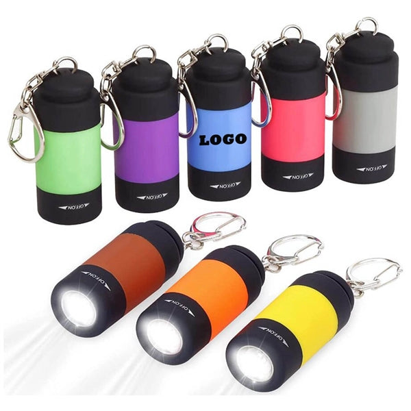 Mini USB Charging Key Chain Flashlight