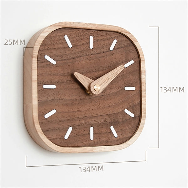 Black Walnut Wood Clock