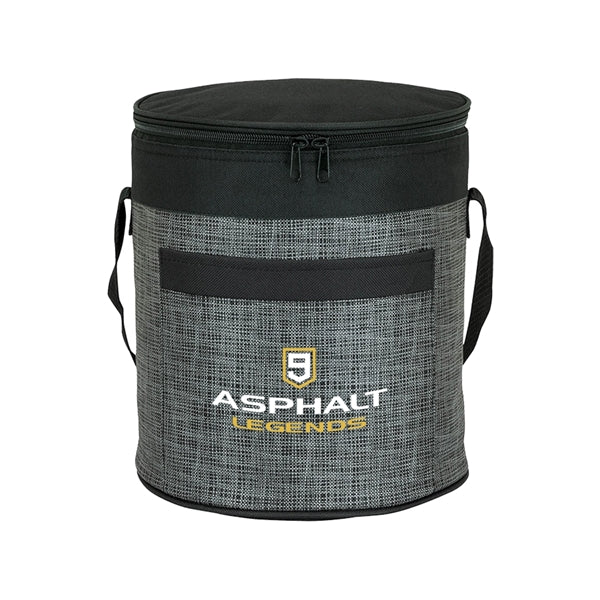 Two-Tone Grey Barreled Cooler