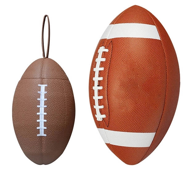 750ml Collapsible Silicone American Football Water Bottle