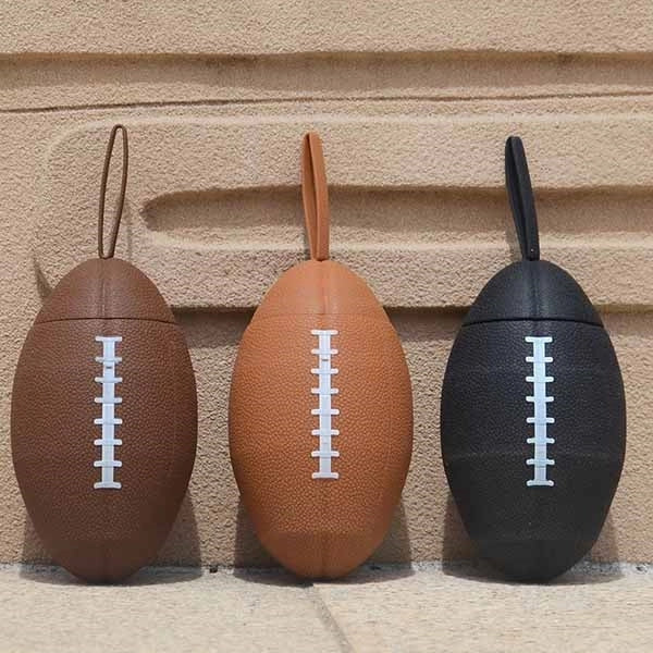 750ml Collapsible Silicone American Football Water Bottle