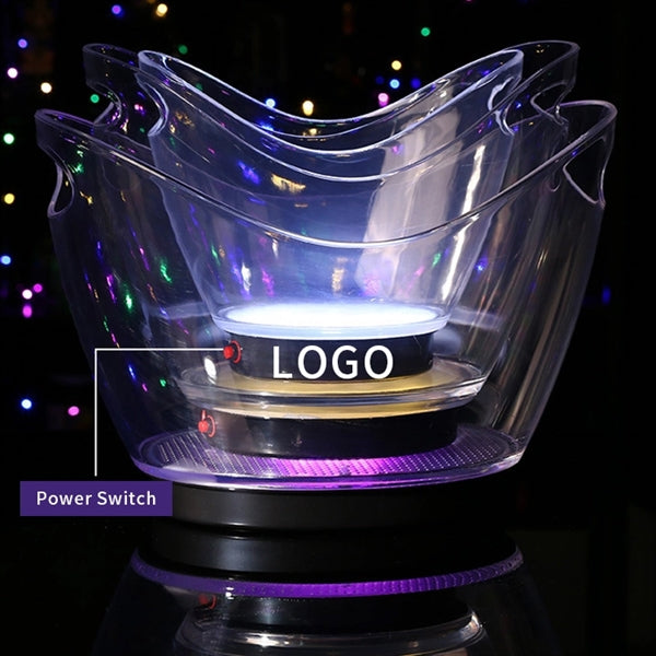 LED Light Ice Bucket