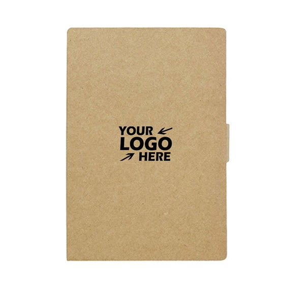 Kraft Paper Memo Pad With Pen