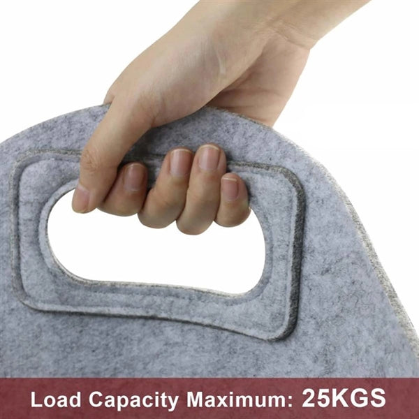 Felt Foldable Laundry Basket Bucket Multi Storage Bin