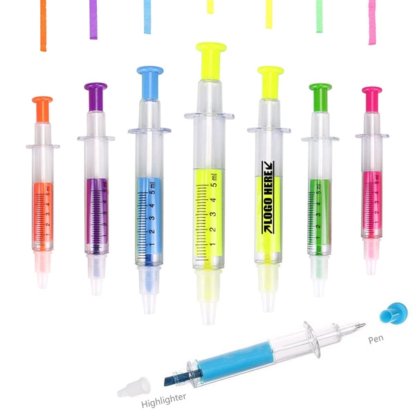 Syringe Pens With Highlighter