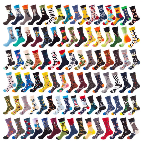 Cotton Blend Crew Socks, 200 needle