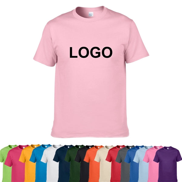 Short Sleeve Crew Neck Unisex Cotton T-Shirt