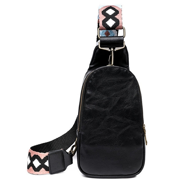 PU Crossbody Sling Backpack Bag