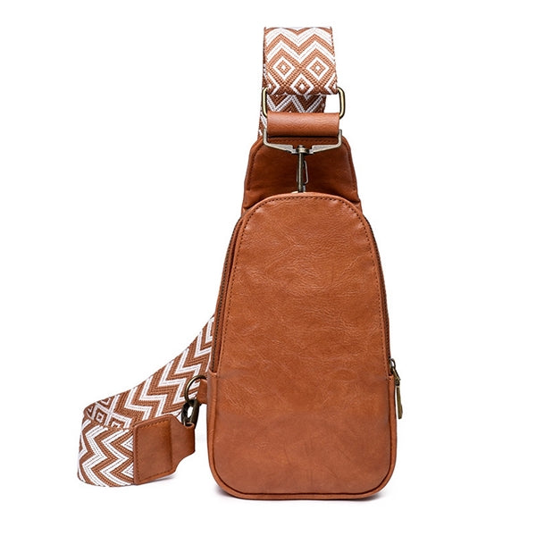 PU Crossbody Sling Backpack Bag