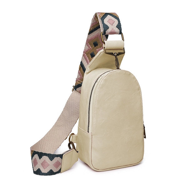 PU Crossbody Sling Backpack Bag