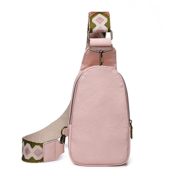 PU Crossbody Sling Backpack Bag
