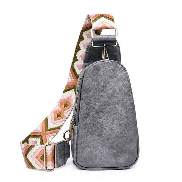 PU Crossbody Sling Backpack Bag
