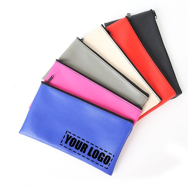 Simple Makeup Pouch Pen Pencil Case with Zipper