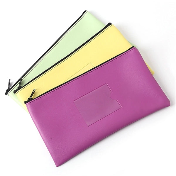 PU Leather Pencil Cases Pouch Bag with Zipper