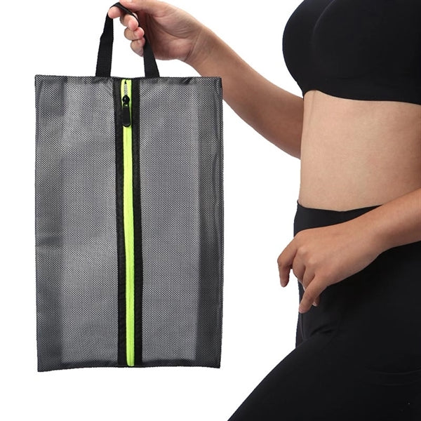 Waterproof Nylon Travel Shoe Bag w/Zipper