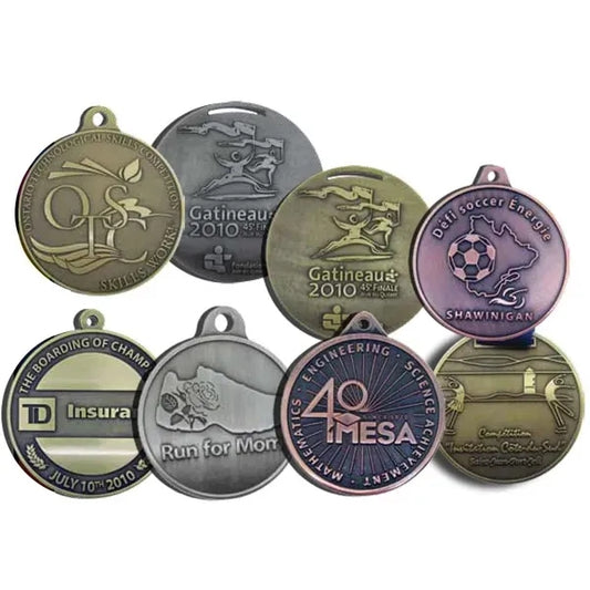 Diestruck Antiqued Medals
