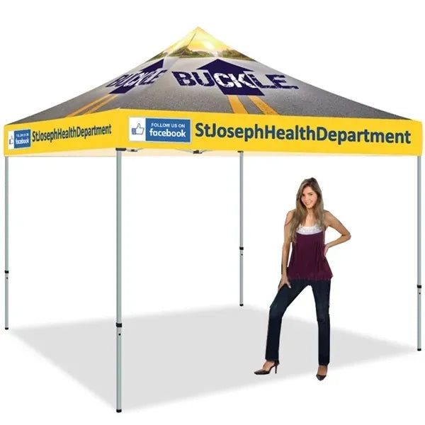 10'x10' Full Color Pop Up Portable Outdoor Canopy Tent