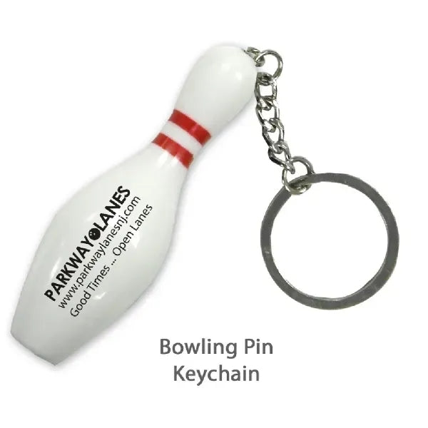 Bowling Pin Sports Keychain