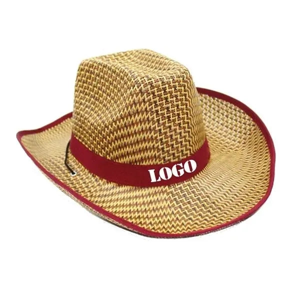 Shapeable Brim Straw Cowboy Hat