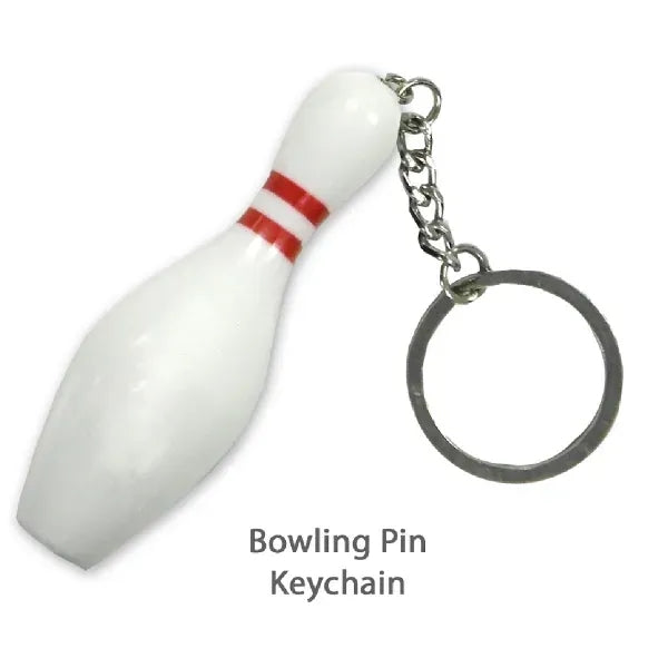 Bowling Pin Sports Keychain