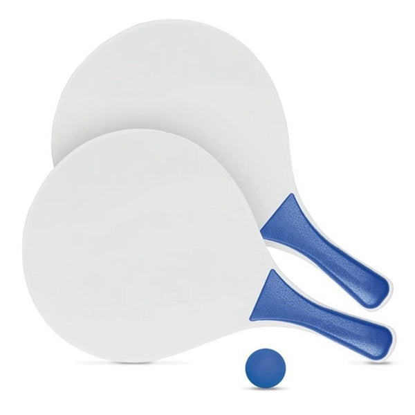 Beach Tennis Wooden Paddle Game Set