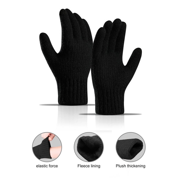 Winter Knit Touch Screen Gloves