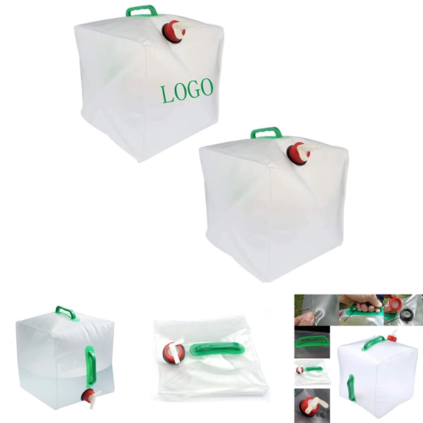 5 Gallon Collapsible Water Container With Spigot For Outdoor