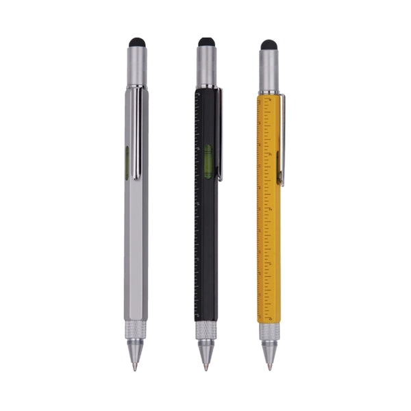 5-in-1 Multifunction Metal Pen with Tool Set